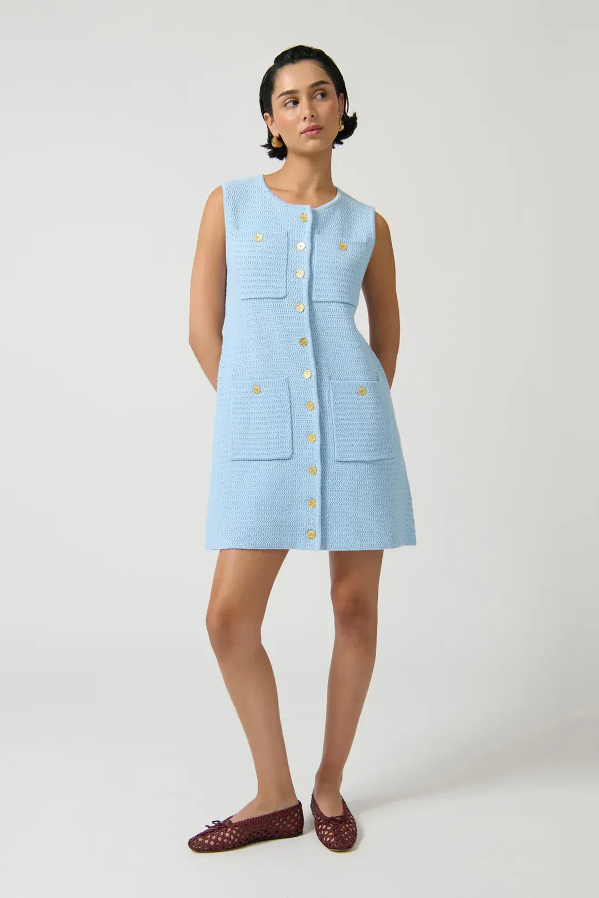 Onte Helena Mini Dress Blue Size S / AU 8 for rent on The Volte - main image