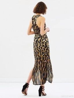 Manning Cartell Born Free Animal Print Maxi Dress Size 10 for rent on The Volte - image 3