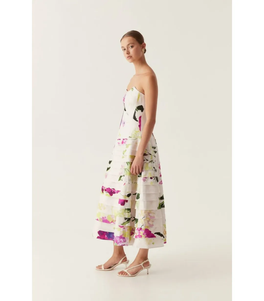 Aje Victoria Gown in Wild Hydrangea Size AU 8 for rent on The Volte - main image