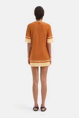 Sir the Label The Soma Mini Dress in Rust Size 2 / AU 10  for rent on The Volte - image 3