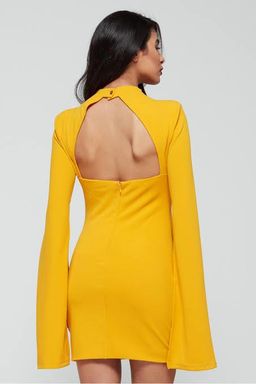 Mossman The Sense of Mystery Mini Dress Yellow Size 10 for rent on The Volte - image 3