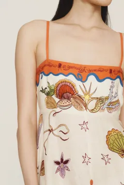 Alemais Surrealist Summer Sundress Multi Size 16 for rent on The Volte - image 2
