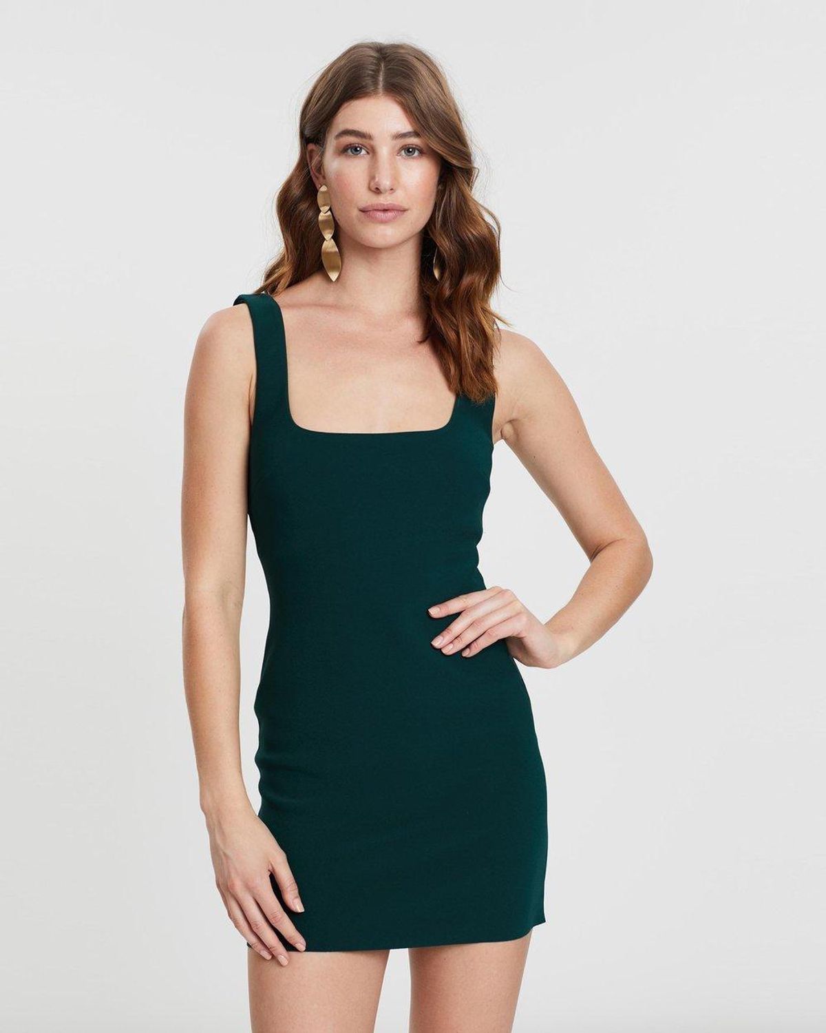 Bec & Bridge Margeauz Green Mini Dress Size 6 for rent on The Volte - main image
