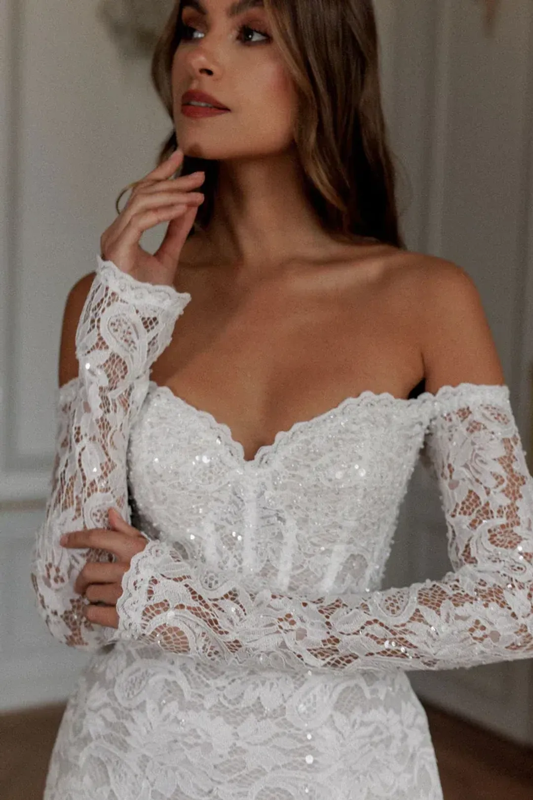 Rosie Etienne Anna Dress White Size AU 8 for rent on The Volte - main image