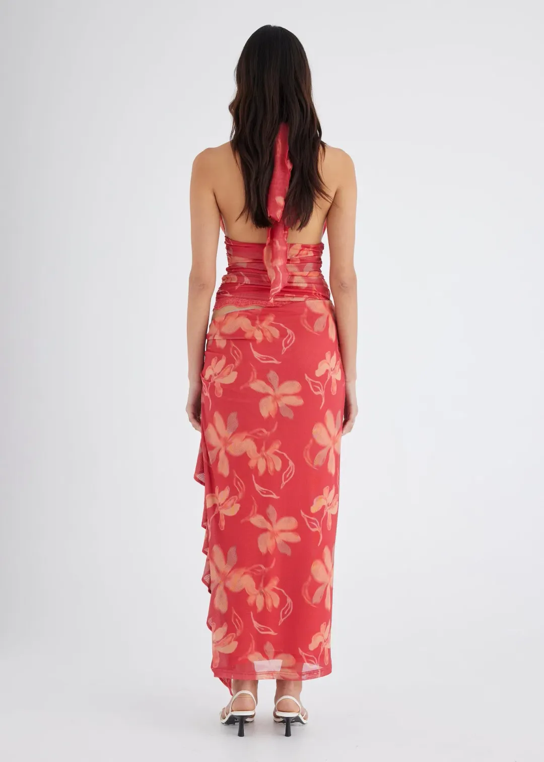 Benni Penelope Maxi Dress in Hibiscus Floral Size 6 for rent on The Volte - main image