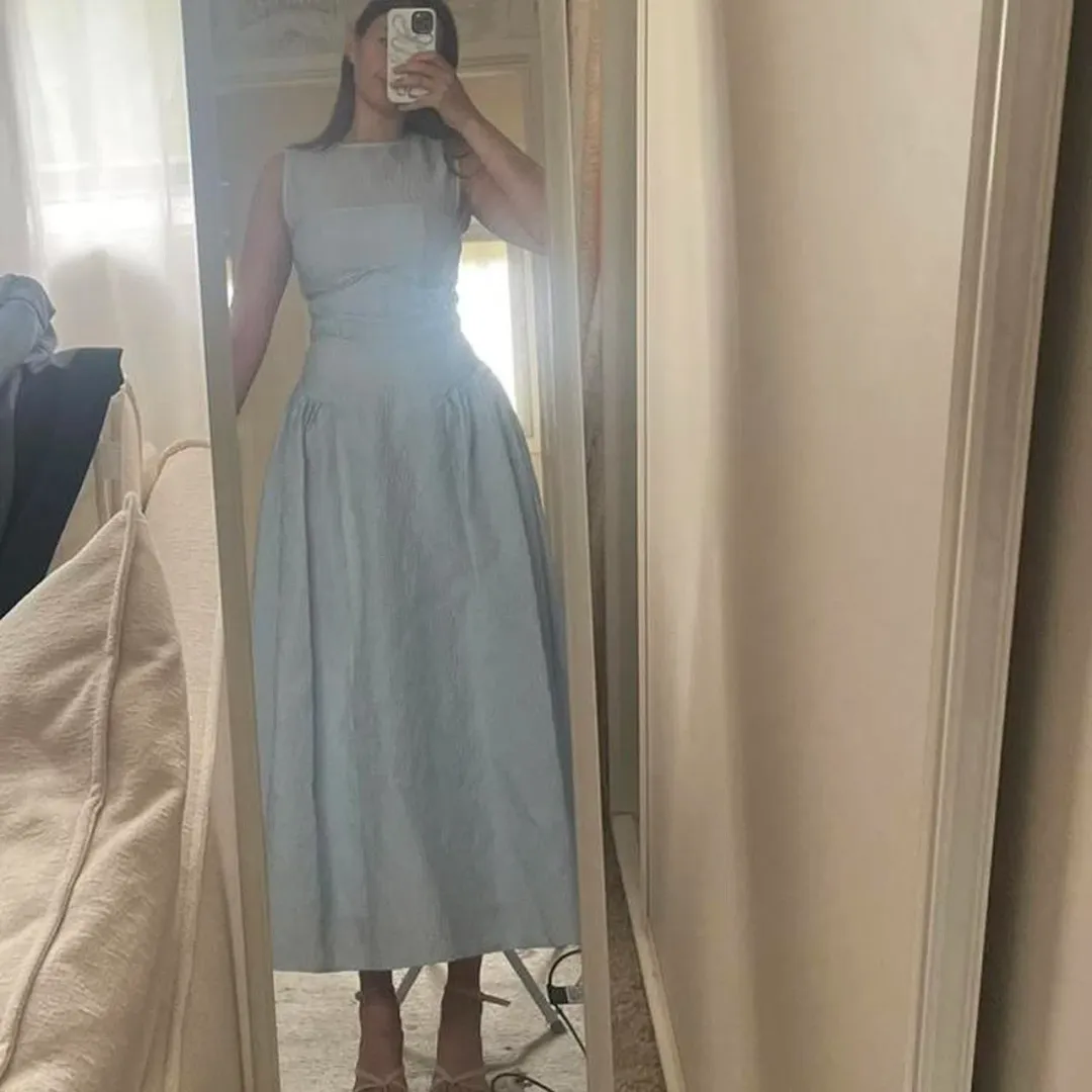 Rachel Gilbert Sophia Dress Sky Blue Size 0 / AU 6 for rent on The Volte - main image