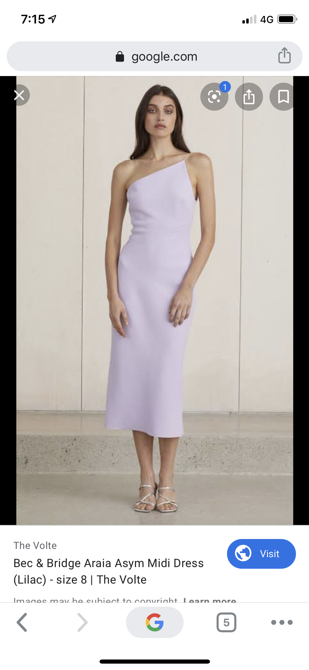 Bec and Bridge Araia Midi Dress for rent on The Volte - main image