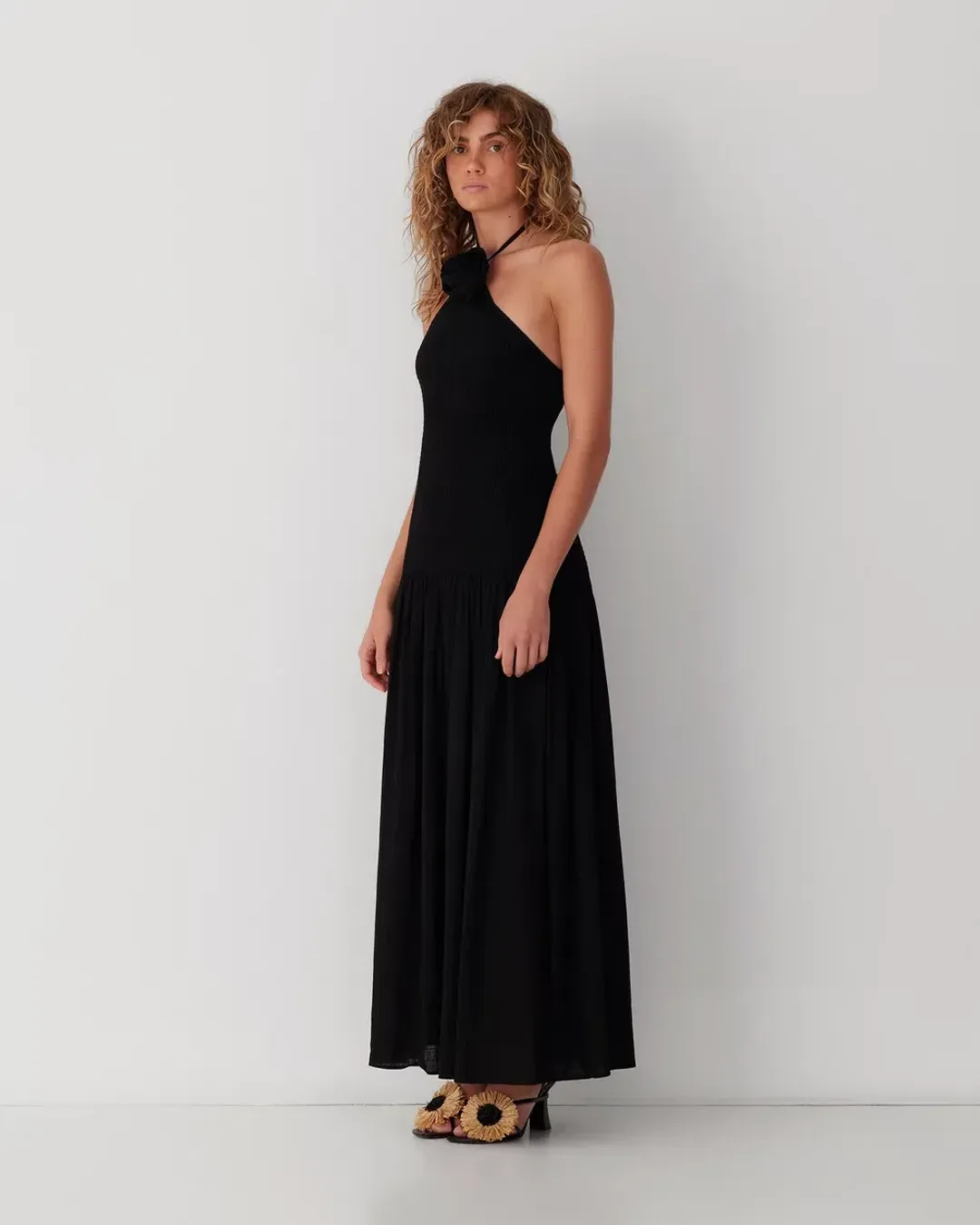 The Wolf Gang Siesta Maxi Dress Black Size XS / AU 6 for rent on The Volte - main image