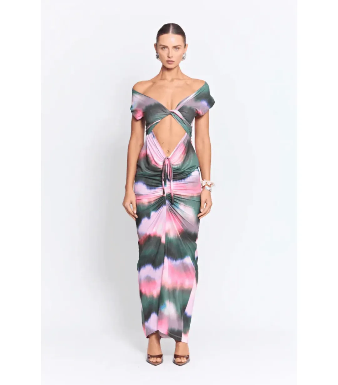 Pfeiffer Maxi Dress Pink Haze Size XS / AU 6  for rent on The Volte - main image