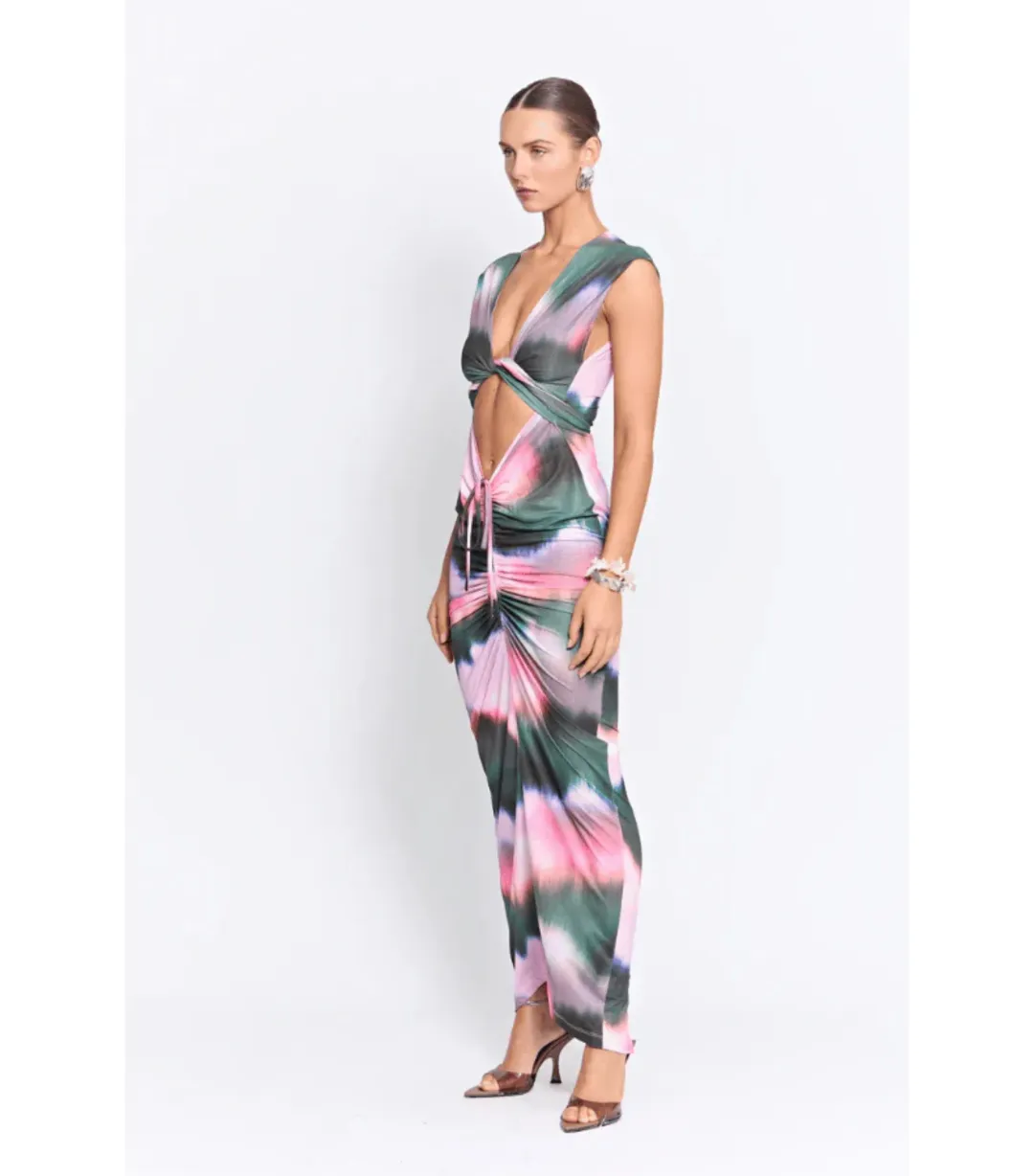 Pfeiffer Maxi Dress Pink Haze Size XS / AU 6  for rent on The Volte - main image
