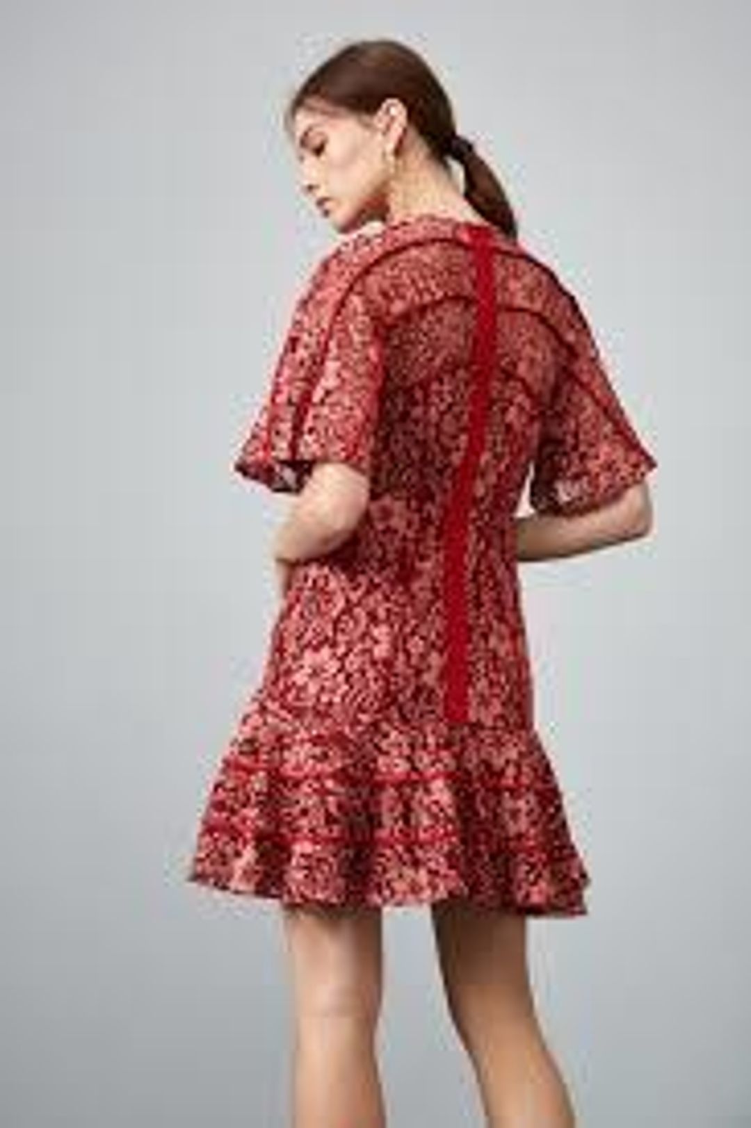 Dreamers Lace Mini Dress for rent on The Volte - main image