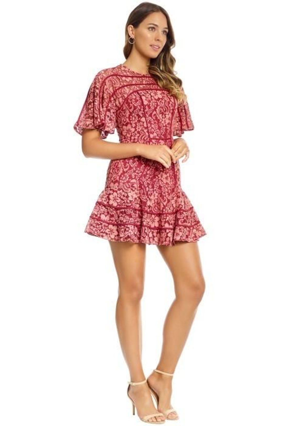 Dreamers Lace Mini Dress for rent on The Volte - main image