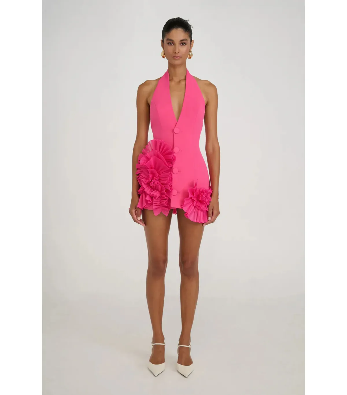 Eliya the Label Belinda Dress Magenta Size AU 12 for rent on The Volte - main image
