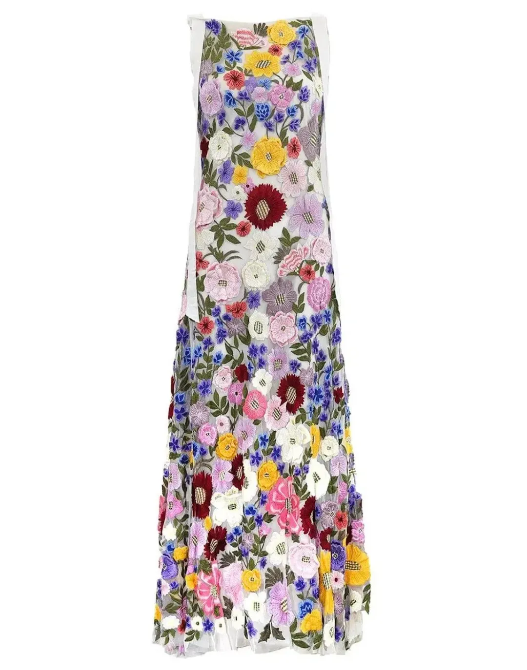 Rachel Gilbert Nya Gown Multi Floral Size 8 for rent on The Volte - main image