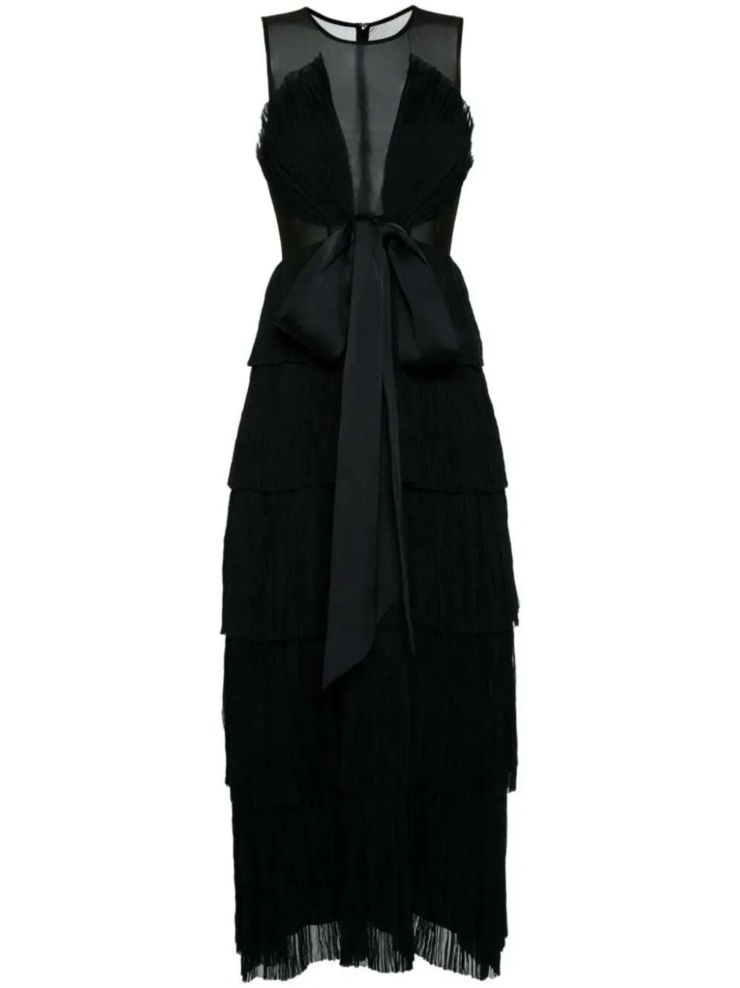 Aje Escapist Maxi Dress in Black (Size AUS 6) for rent on The Volte - main image