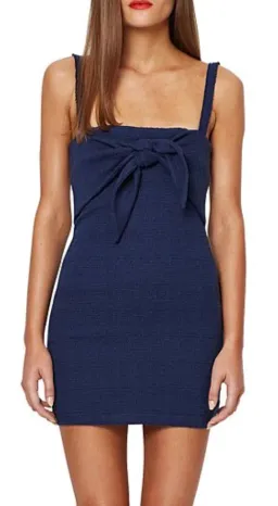 Bec & Bridge Under Eave Mini Dress in Blue Size 8 for rent on The Volte - image 4