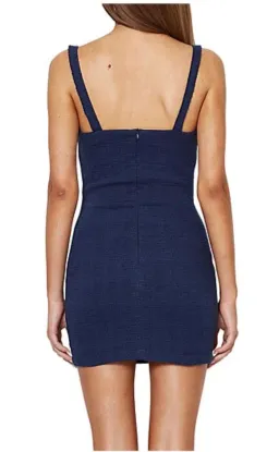 Bec & Bridge Under Eave Mini Dress in Blue Size 8 for rent on The Volte - image 3