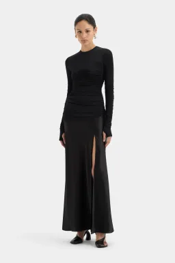 Sir The Label Alessia Draped Gown Black Size 2 / AU 12 for rent on The Volte - image 5