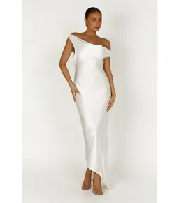 Meshki Yvette Slip Dress White Size AU 6 for rent on The Volte - image 1