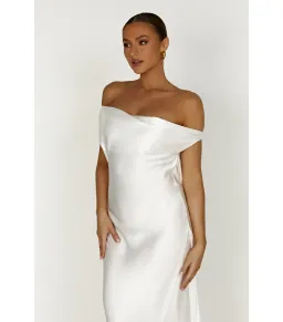 Meshki Yvette Slip Dress White Size AU 6 for rent on The Volte - image 2