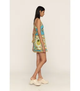 Alémais la Musica Mini Dress Print Size AU 6 for rent on The Volte - image 2