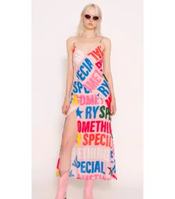 Something Very Special Reddit Slip Dress Multi Size M / AU 10 for rent on The Volte - image 1