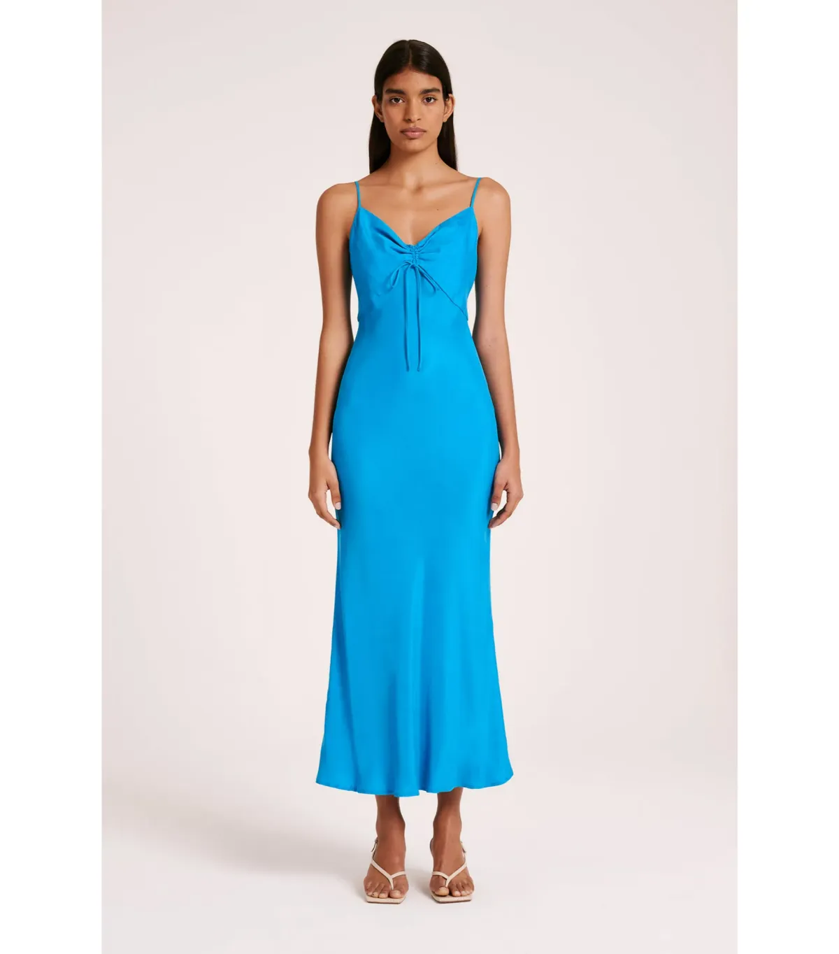 Nude Lucy Lea Cupro Dress Azure Size S / AU 8 for rent on The Volte - main image