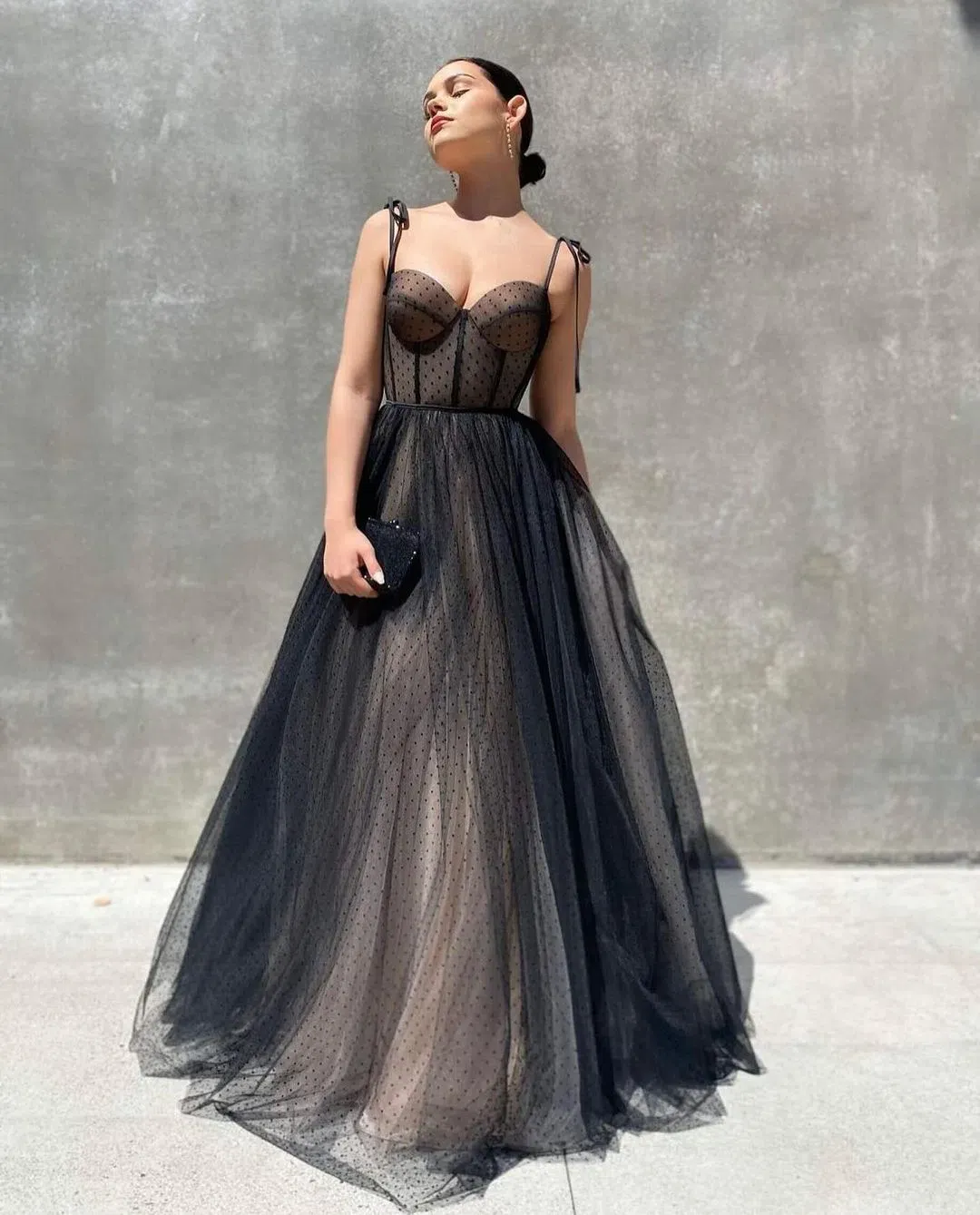 Gossip Gowns Emily Gown Black Size AU 4 for rent on The Volte - main image