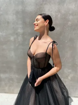 Gossip Gowns Emily Gown Black Size AU 4 for rent on The Volte - image 2