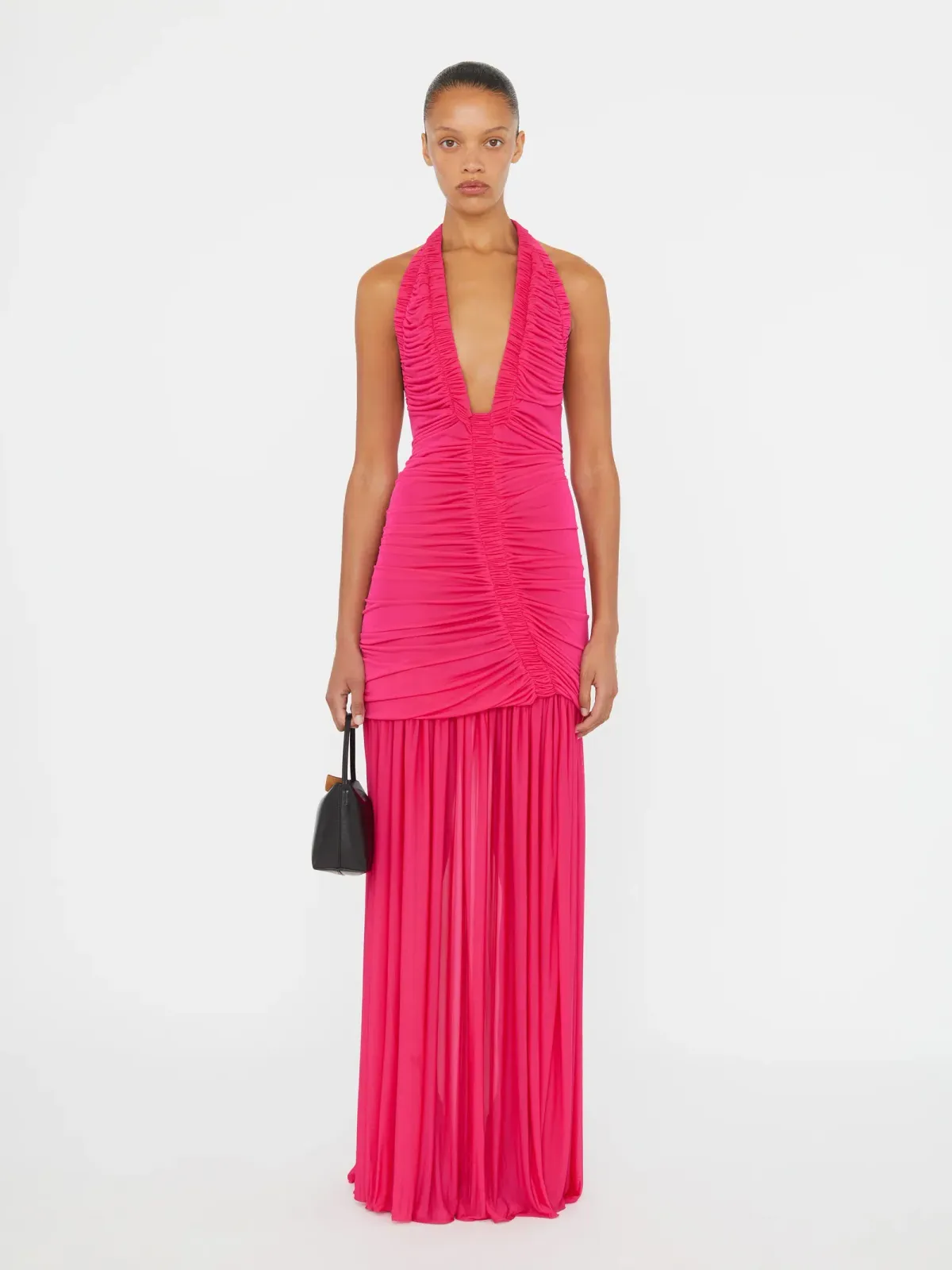 Christopher Esber Orion Gown Magenta Pink Size 8 for rent on The Volte - main image