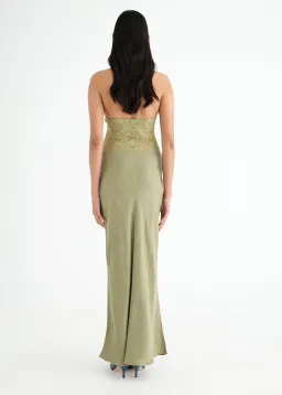 Benni Miko Maxi Dress Pear Size 8 for rent on The Volte - image 3