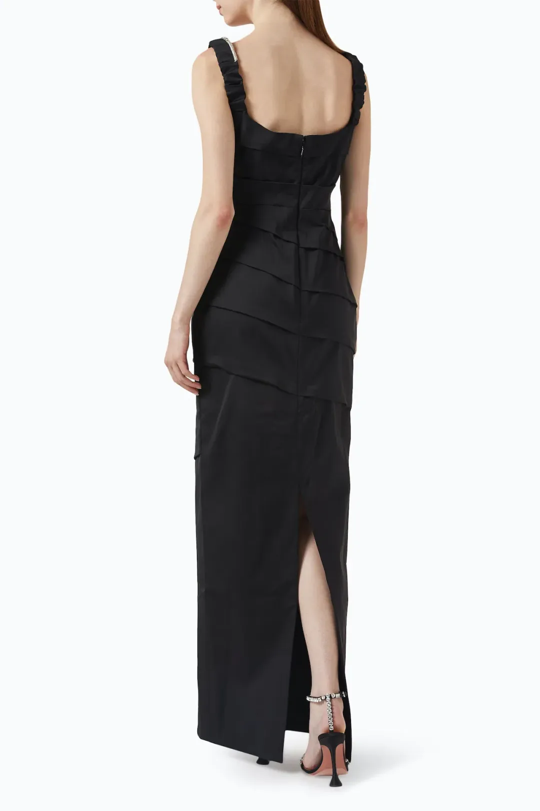 Rachel Gilbert Rhodes Maxi Gown in Black Size 4 / AU 14 for rent on The Volte - main image