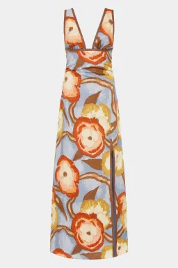 Sir the label Avery V Neck Midi Dress Camellia Size 8 for rent on The Volte - image 5