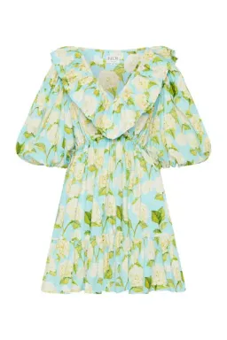 Palm Noosa Sofia Dress in Blue Hydrangea Size 8  for rent on The Volte - image 5