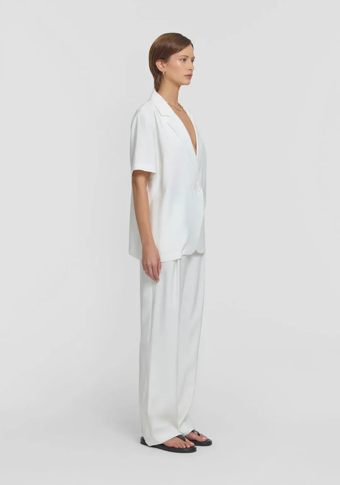 Viktoria & Woods Hepburn Shirt White Size 12 for rent on The Volte - main image
