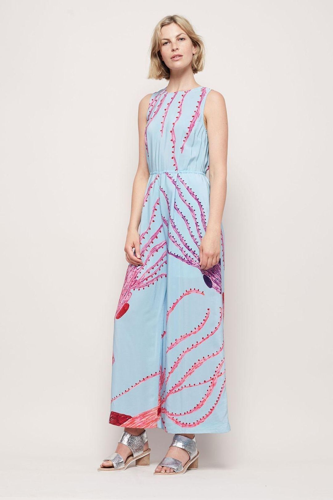 Gorman Giant Squid Silk Pantsuit Print 10 for rent on The Volte - main image