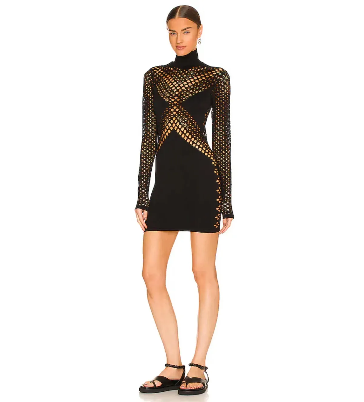 Dion Lee Seamless Tube Mini Dress Black Size XXS/Au 4  for rent on The Volte - main image