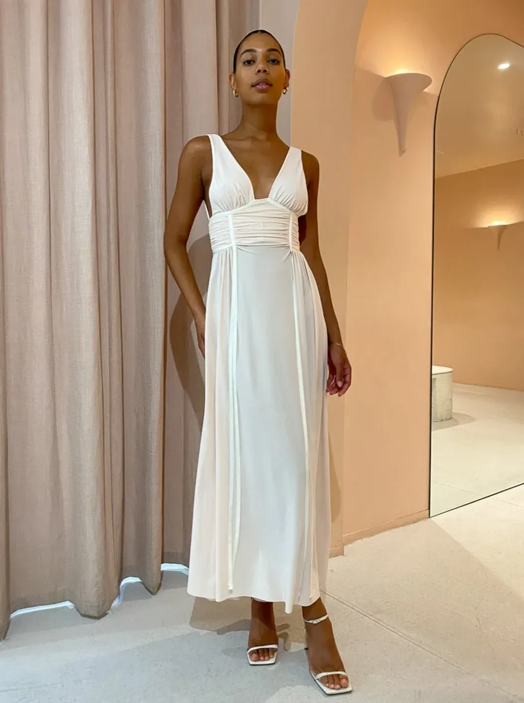 Bec & Bridge Gwen Maxi Dress Shell Size M / AU 10 for rent on The Volte - main image