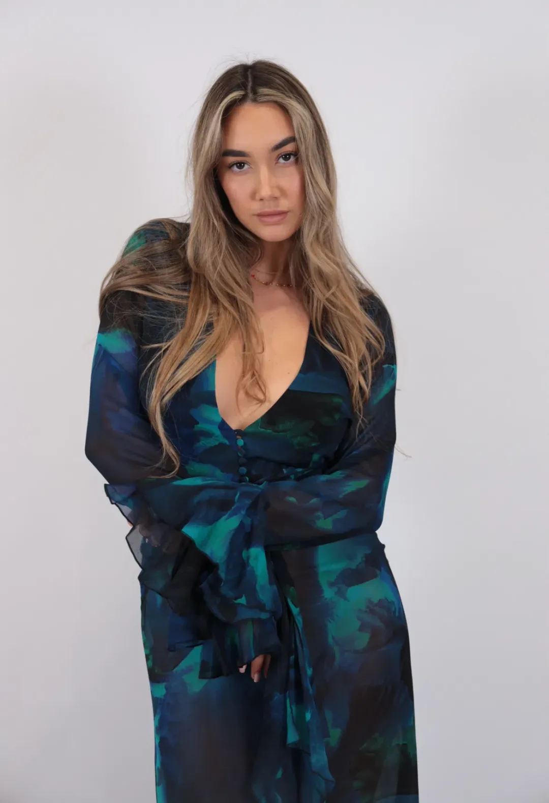 Rat & Boa Fiorella Maxi Dress Blue Size M / AU 10 for rent on The Volte - main image