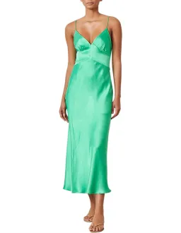 Bec & Bridge Loren Midi Dress Emerald Green Size AU 6 for rent on The Volte - image 1