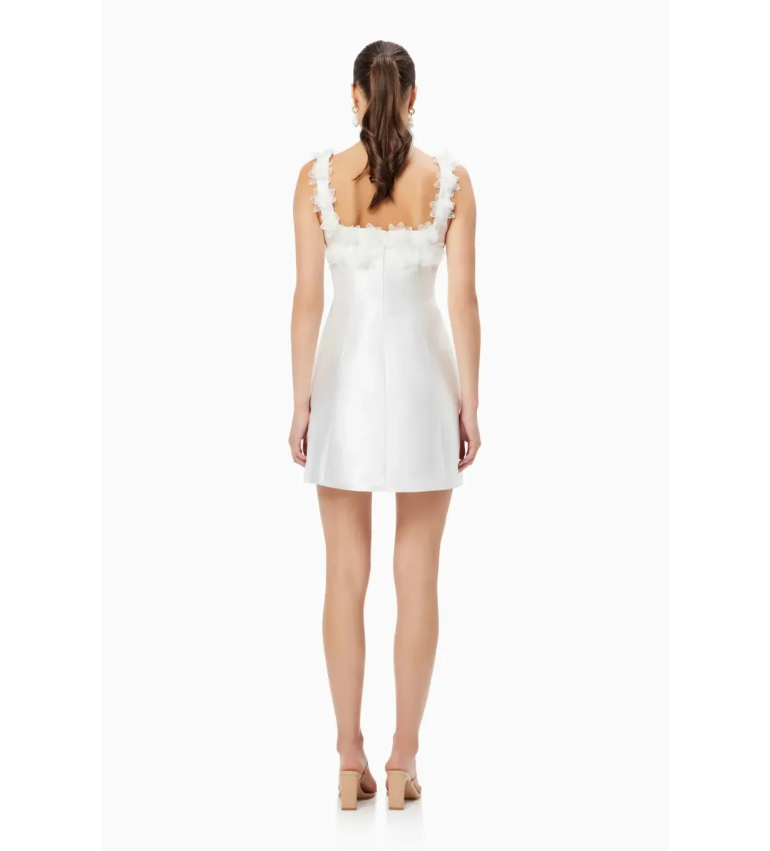 Elliatt Elder Floral Decal Applique White Size S / AU 8 for rent on The Volte - main image