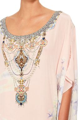 Camilla Harajuku Heiress Round Neck Kaftan Floral One Size for rent on The Volte - image 8