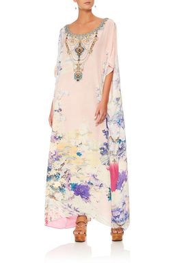Camilla Harajuku Heiress Round Neck Kaftan Floral One Size for rent on The Volte - image 9