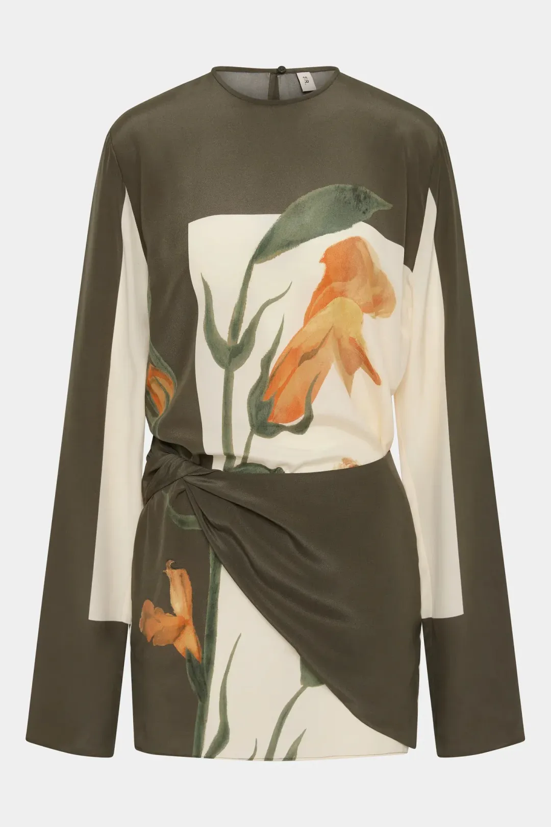 SIR Constance Twist Mini Dress Green Size 12 for rent on The Volte - main image