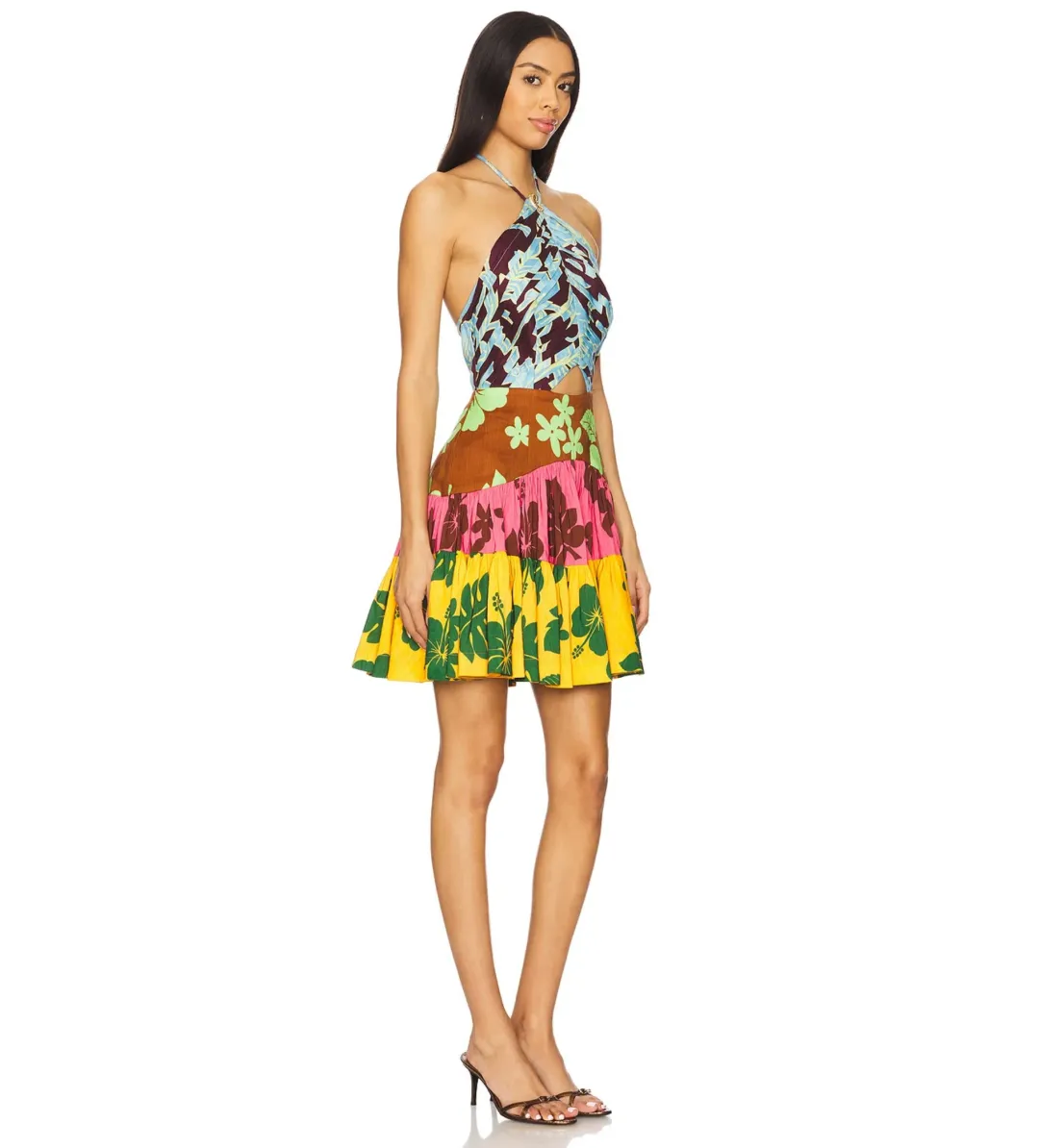 Alemais Poppy Spliced Mini Dress Size 10 for rent on The Volte - main image