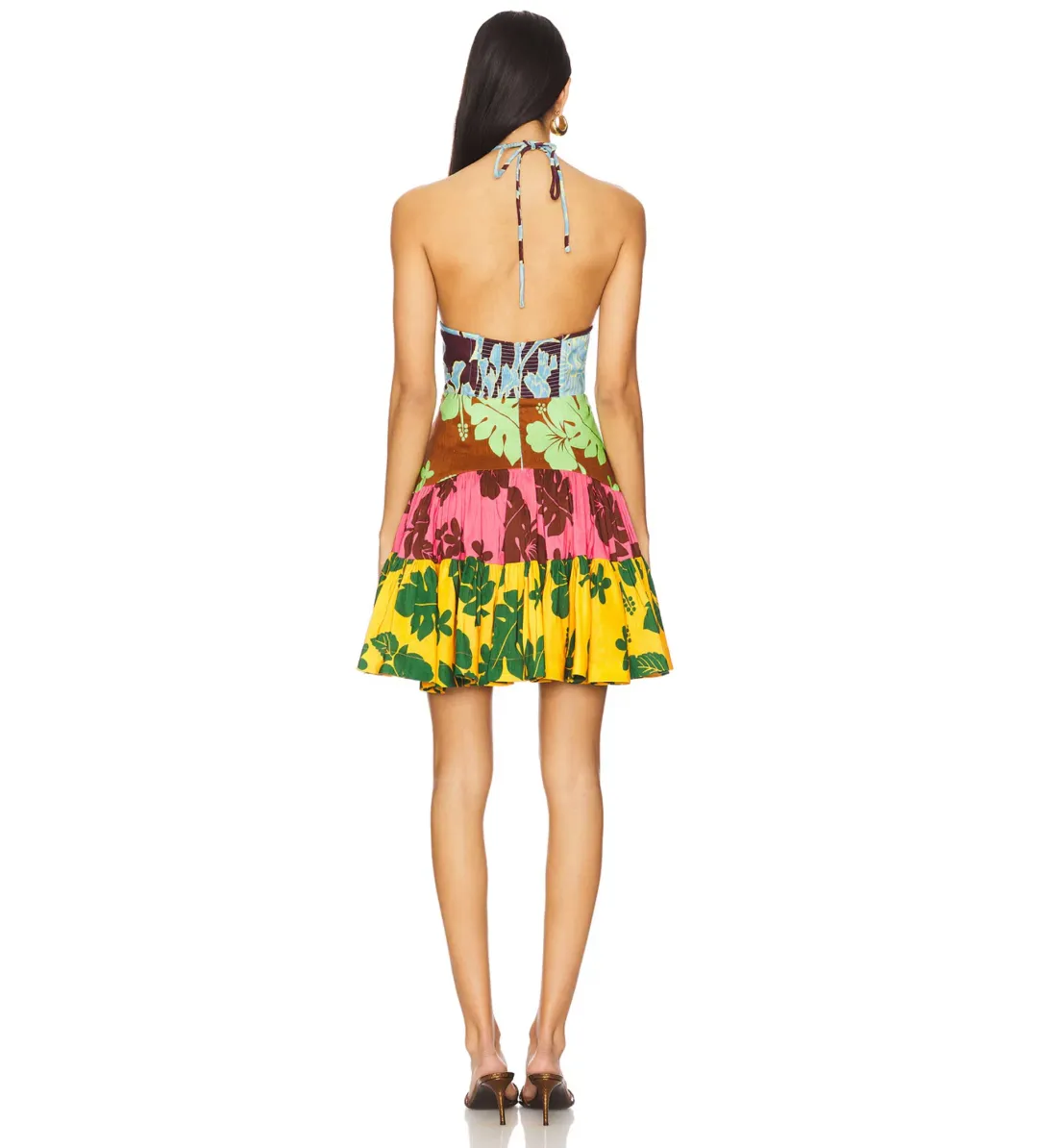 Alemais Poppy Spliced Mini Dress Size 10 for rent on The Volte - main image