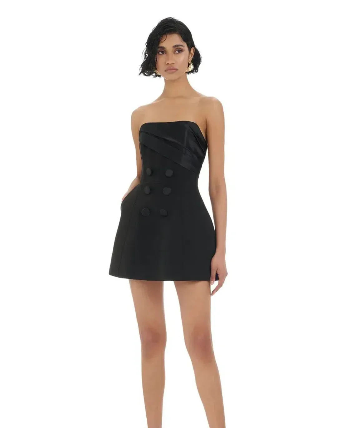 Eliya the Label North Mini Dress Black Size L / AU 12 for rent on The Volte - main image