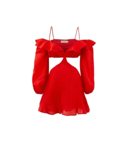 Sofia The Label Maya Cut Out Mini Dress Size 10 for rent on The Volte - image 4