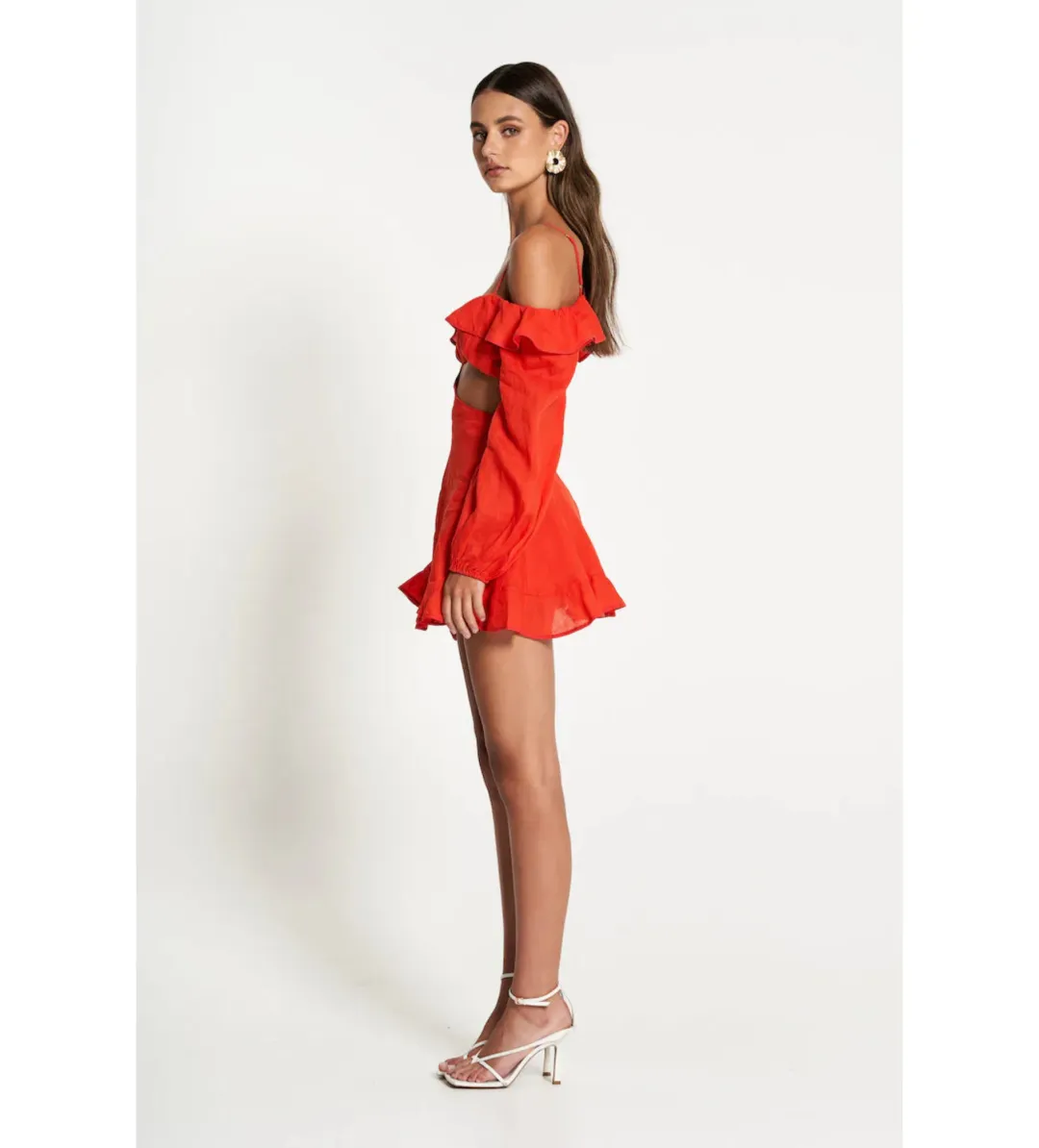 Sofia The Label Maya Cut Out Mini Dress Size 10 for rent on The Volte - main image