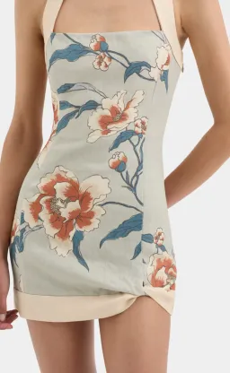 Sir The Label Roisin Mini Dress Bloom Floral Size 1 / AU 8  for rent on The Volte - image 2